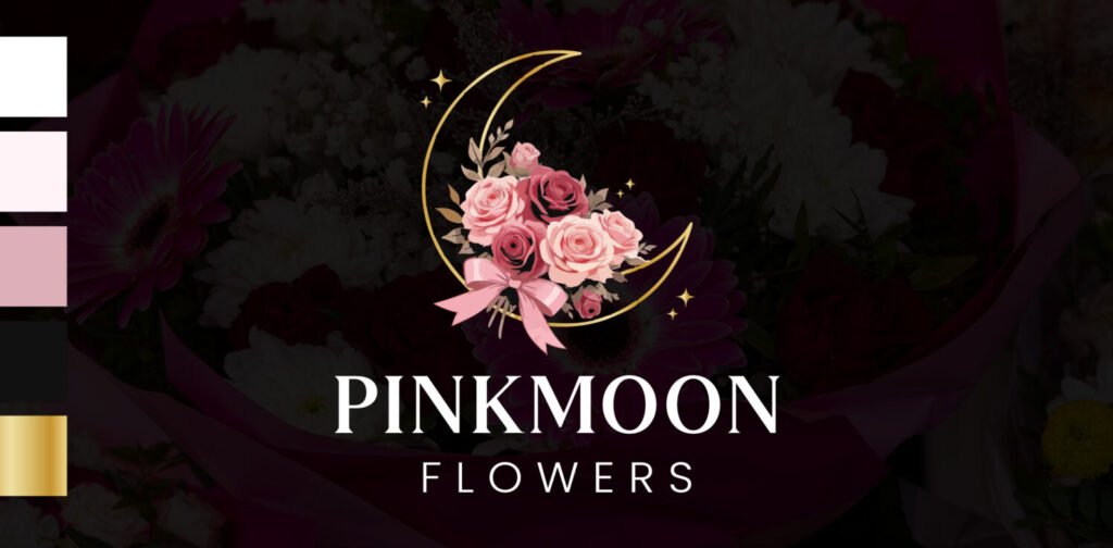 Pink Moon Flowers portfolio preview